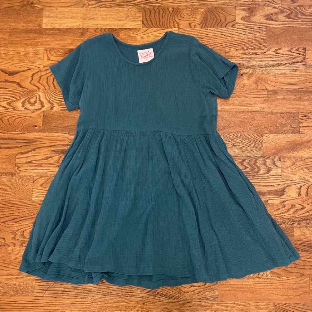 Tuesday of California Muffy Dress Teal